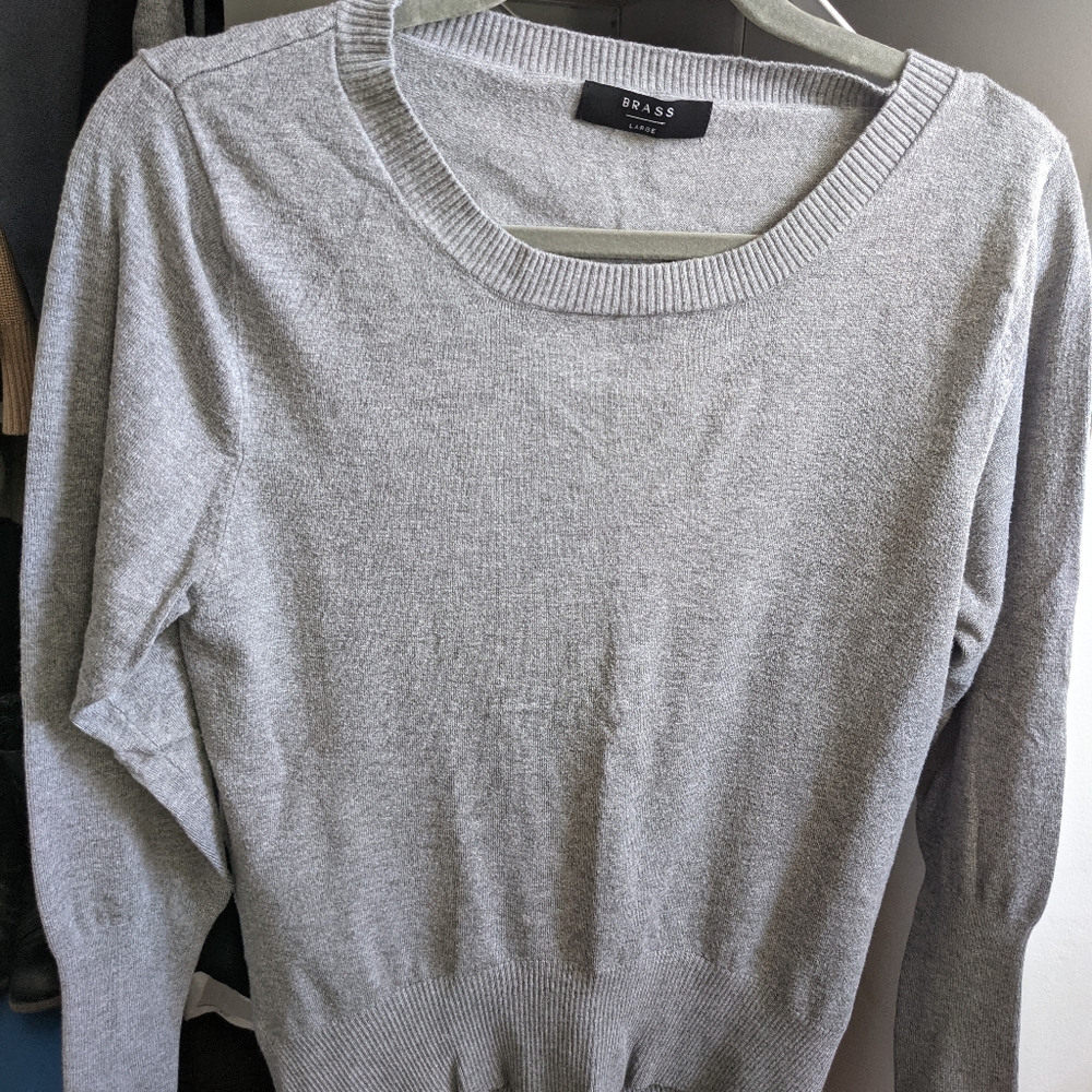 (SOLD) Brass Clothing Hi-Lo sweater